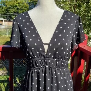 Black Polka Dot Dress